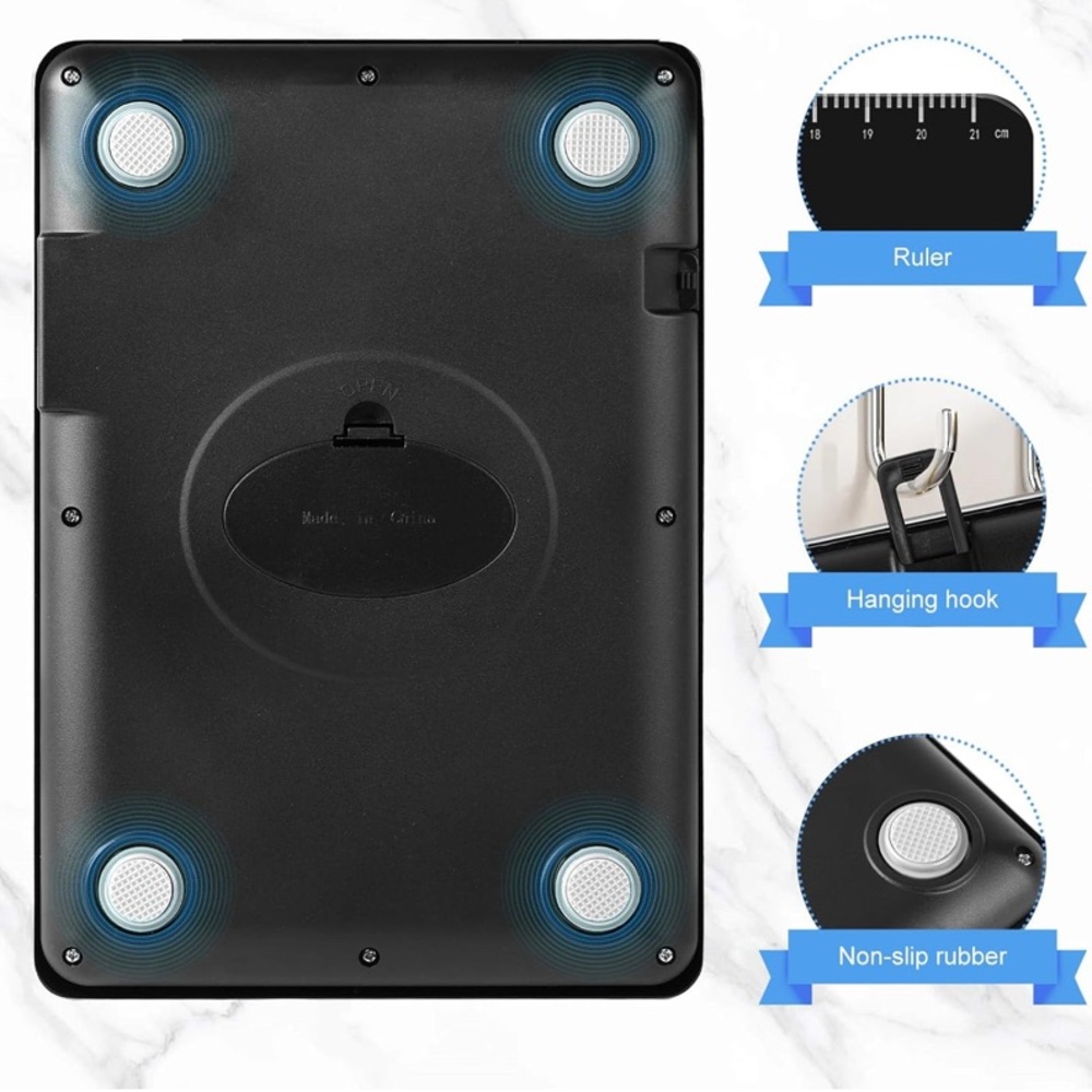 Digital Kitchen Scale, Large Capacity Food Scale, Easy Tare Function - Picture 2 of 6